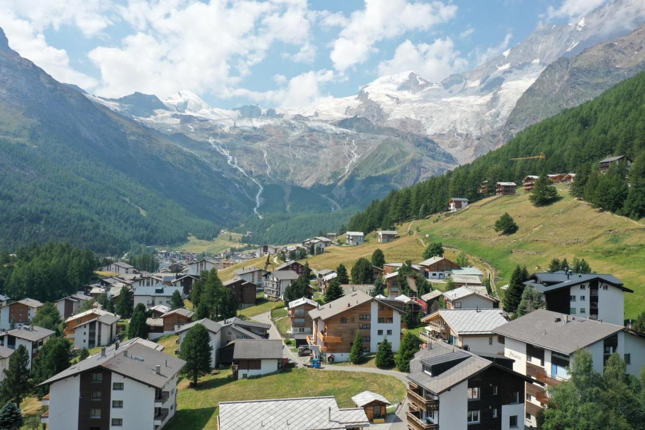 Mountain Retreat Studio: Idyllische Ferienwohnung In Saas-Fee Exterior photo